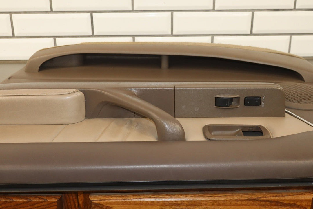 1997 Toyota Land Cruiser Right Front Door Trim Panel Light Oak OAI