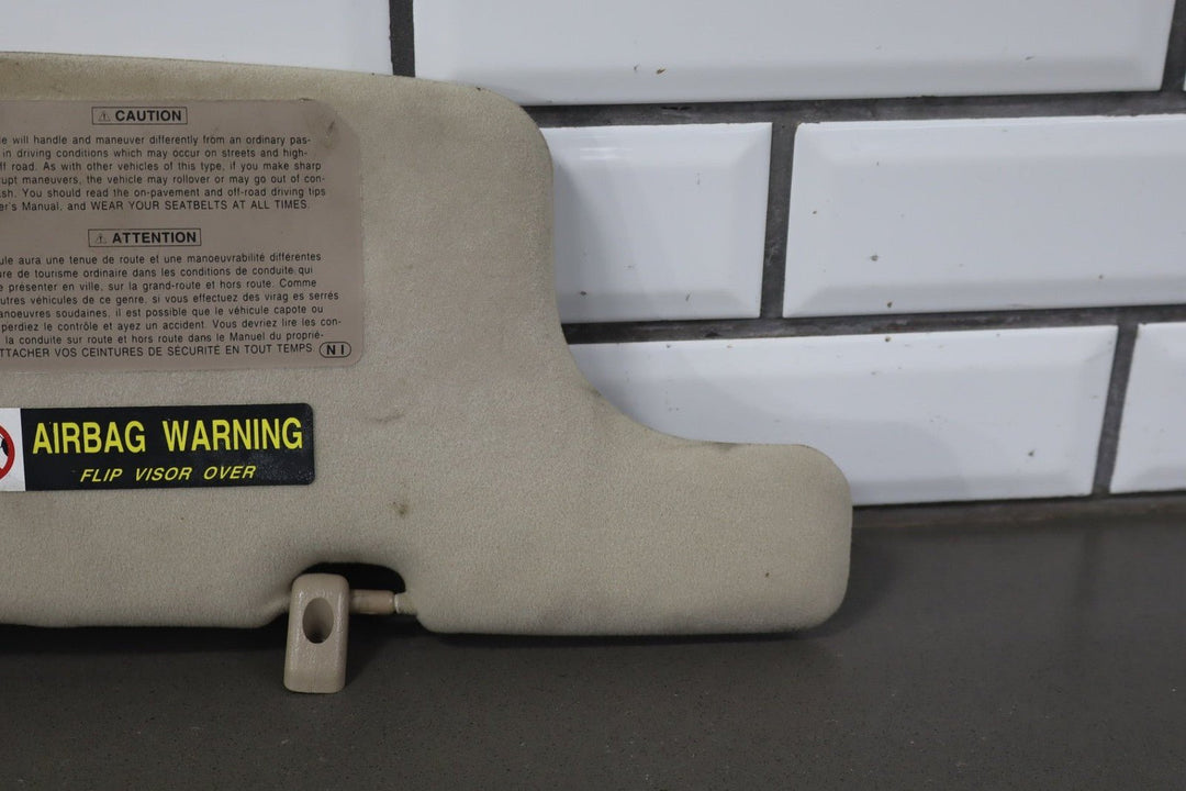 1997 Toyota Land Cruiser Single (1) Left Sun Visor OEM