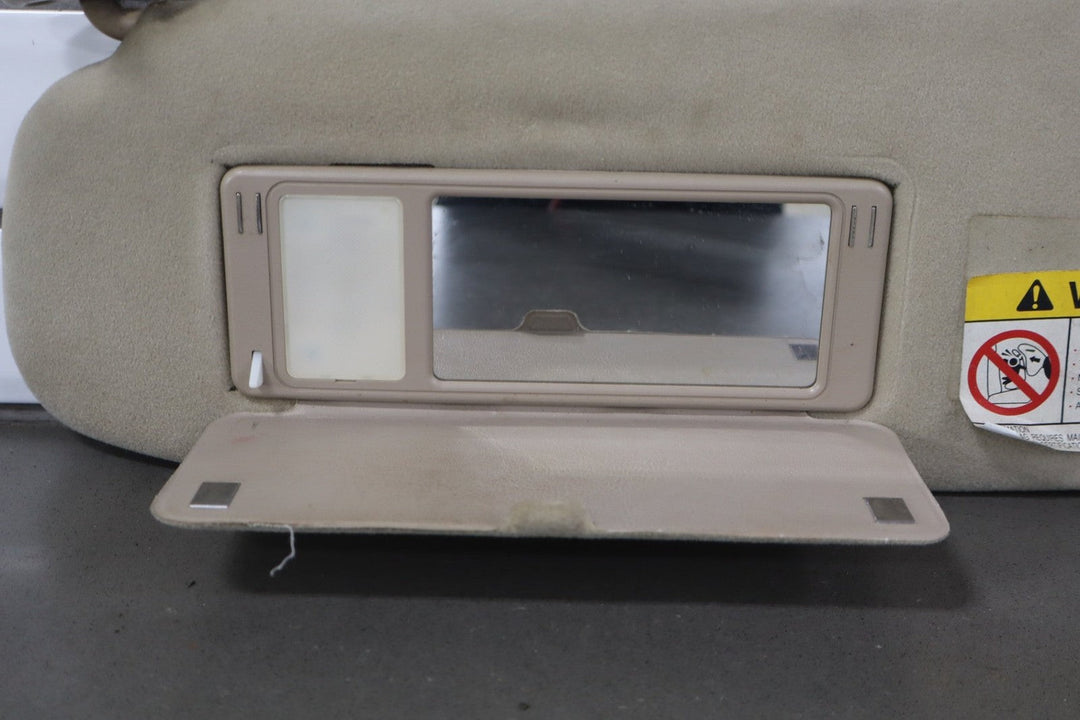 1997 Toyota Land Cruiser Single (1) Left Sun Visor OEM