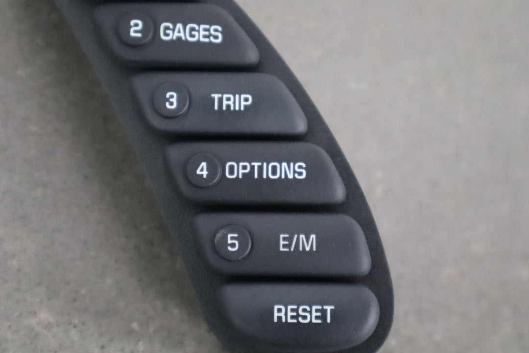 1998 - 1999 C5 Corvette Dash/Speedometer Bezel Mounted Driver Info Buttons OEM