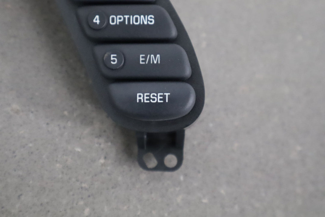 1998 - 1999 C5 Corvette Dash/Speedometer Bezel Mounted Driver Info Buttons OEM