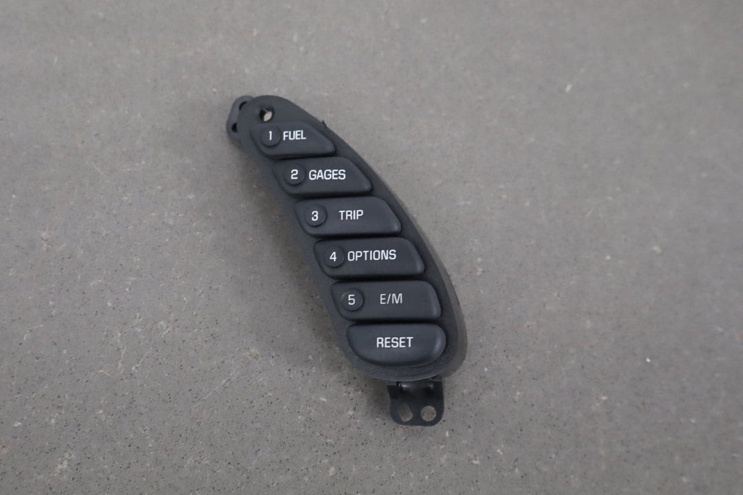 1998 - 1999 C5 Corvette Dash/Speedometer Bezel Mounted Driver Info Buttons OEM