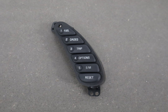 1998 - 1999 C5 Corvette Dash/Speedometer Bezel Mounted Driver Info Buttons OEM