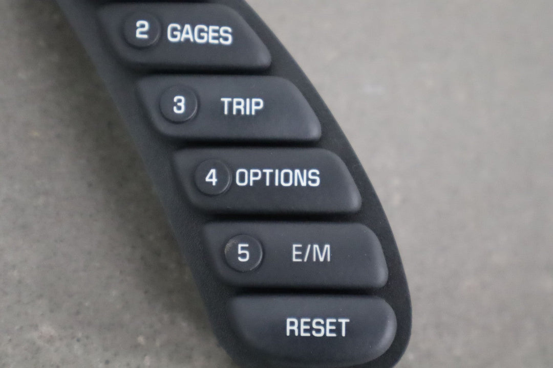1998 - 1999 C5 Corvette Dash/Speedometer Bezel Mounted Driver Info Buttons OEM