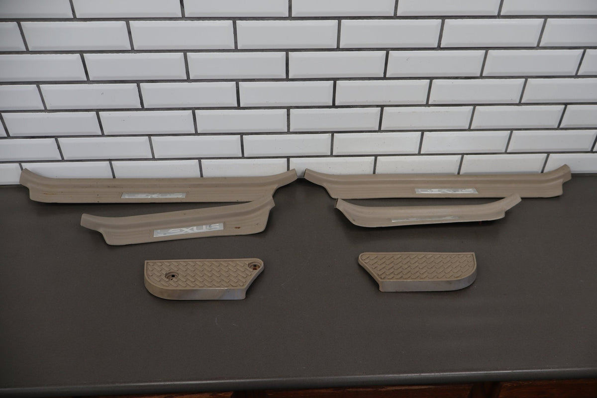 1998-2000 Lexus LX470 Sill Plates Set W/ Entry Steps OEM