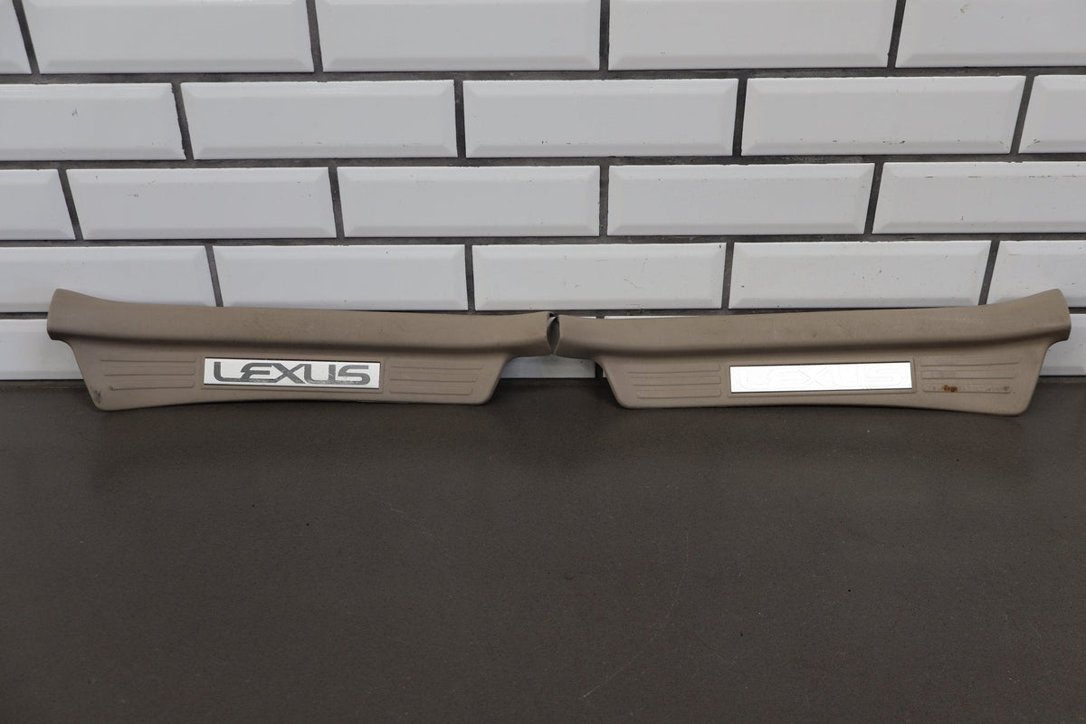 1998-2000 Lexus LX470 Sill Plates Set W/ Entry Steps OEM