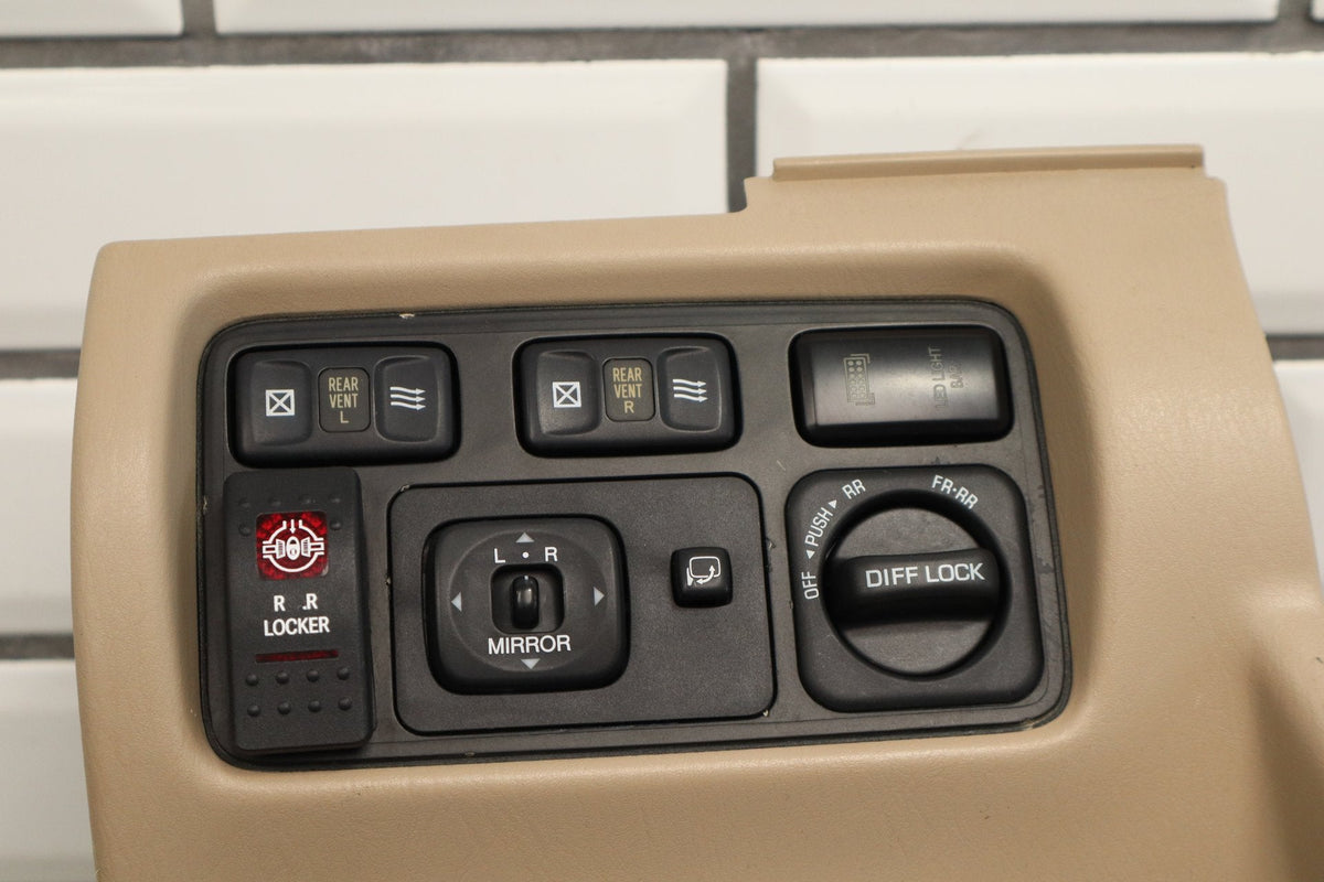 1998-2001 Lexus LX470 Knee Pad W/ Locker Button OEM