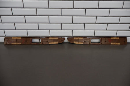 1998-2002 Isuzu Trooper Door Trim Panel Wood Garnish Set OEM