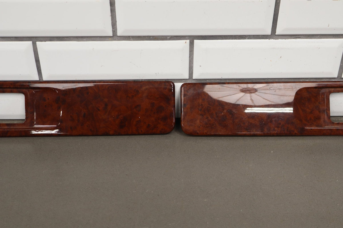 1998-2002 Isuzu Trooper Door Trim Panel Wood Garnish Set OEM