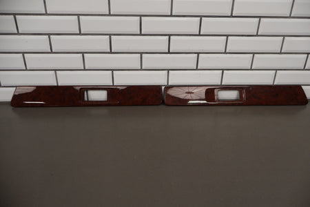 1998-2002 Isuzu Trooper Door Trim Panel Wood Garnish Set OEM