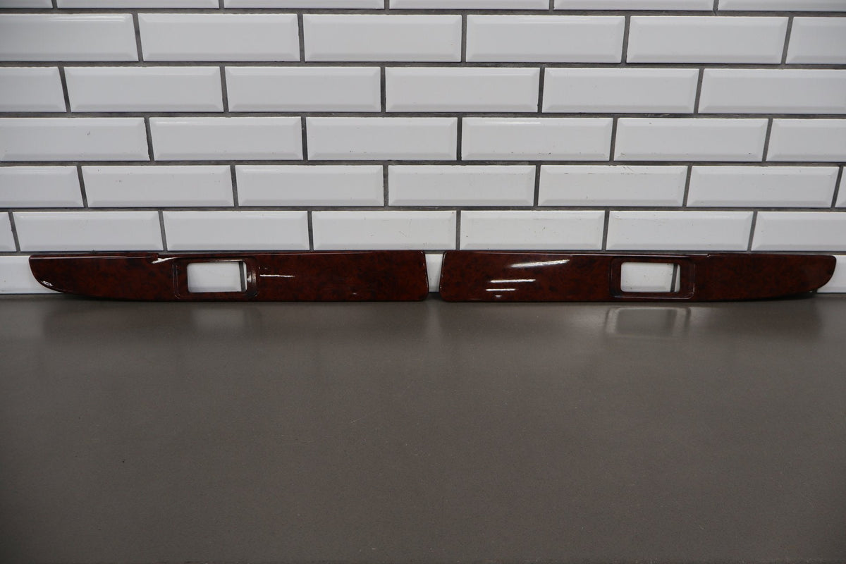 1998-2002 Isuzu Trooper Door Trim Panel Wood Garnish Set OEM