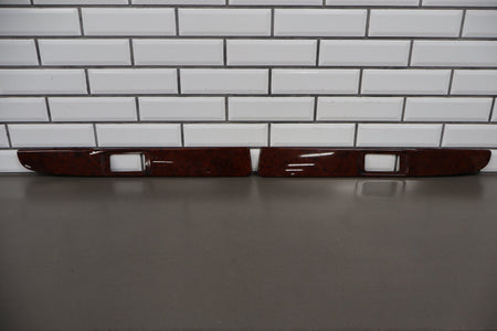 1998-2002 Isuzu Trooper Door Trim Panel Wood Garnish Set OEM