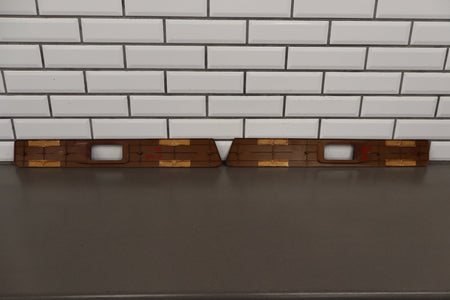 1998-2002 Isuzu Trooper Door Trim Panel Wood Garnish Set OEM