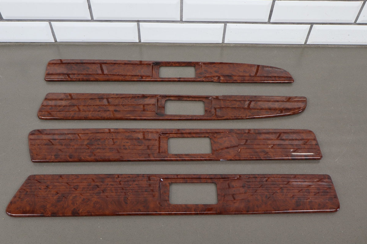 1998-2002 Isuzu Trooper Door Trim Panel Wood Garnish Set OEM