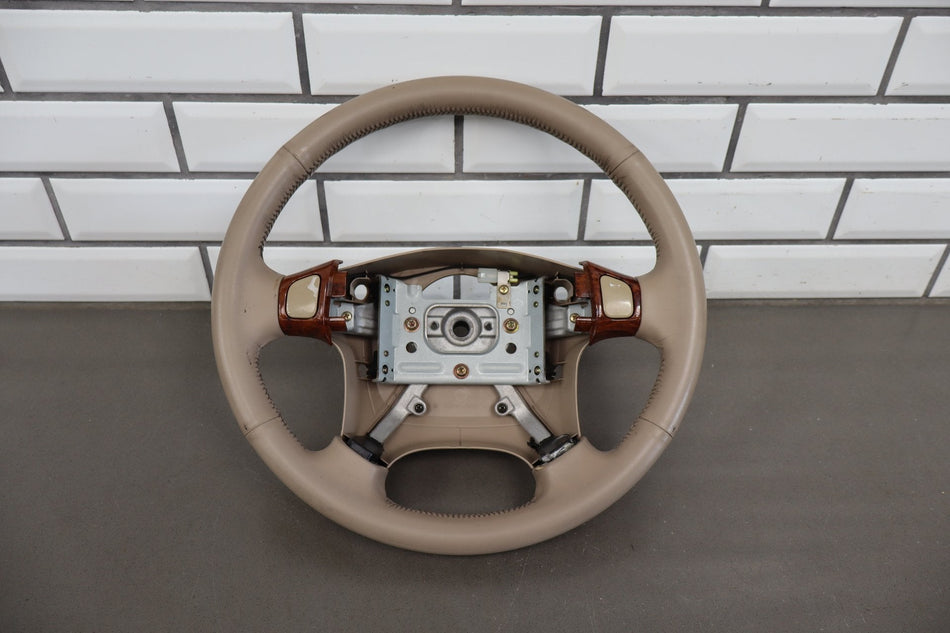 1998-2002 Isuzu Trooper Steering Wheel OEM | Tan Leather