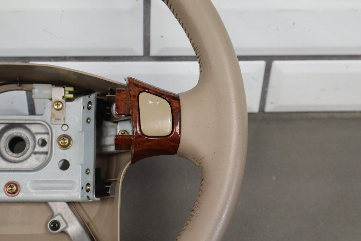 1998-2002 Isuzu Trooper Steering Wheel OEM | Tan Leather