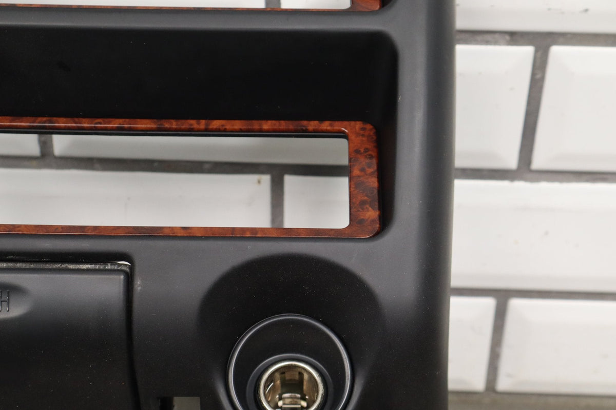 1998-2002 Isuzu Trooper Wood Trimmed Radio Bezel OEM