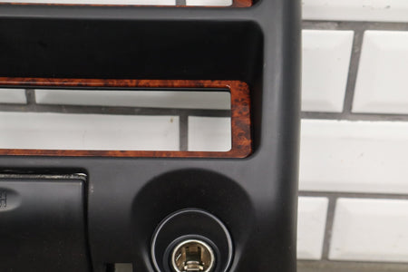 1998-2002 Isuzu Trooper Wood Trimmed Radio Bezel OEM