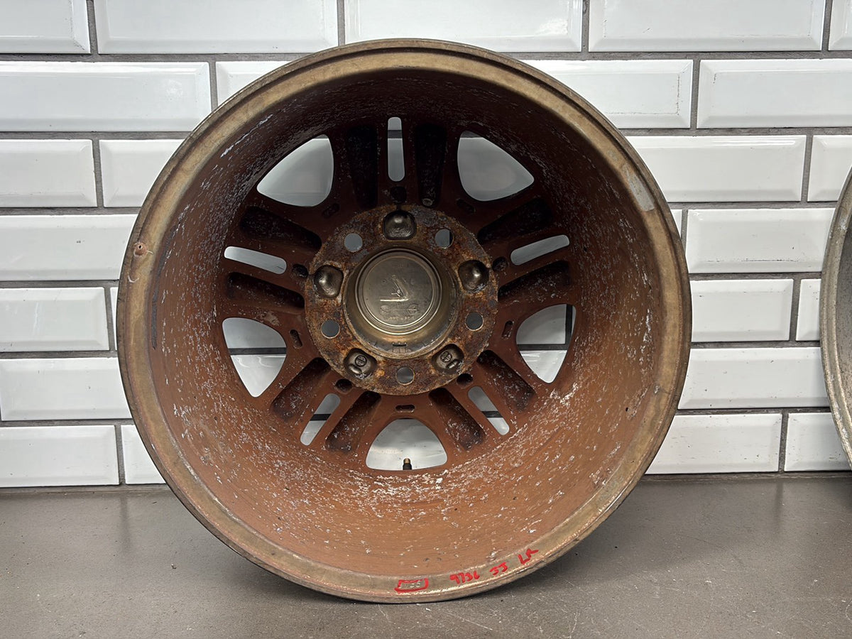 1998-2002 Lexus LX470 (J100) 16x8 OEM Chrome Wheels (4) + Silver Spare (Rust)
