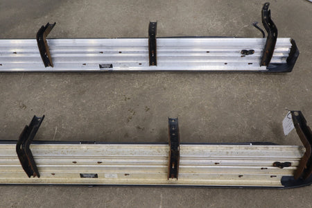 1998-2002 Lexus LX470 (J100) Running Boards Pair Black Onyx (202) (Stone Chips)