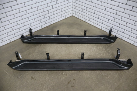 1998-2002 Lexus LX470 (J100) Running Boards Pair Black Onyx (202) (Stone Chips)