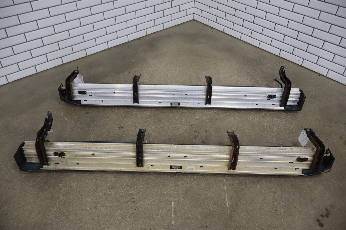 1998-2002 Lexus LX470 (J100) Running Boards Pair Black Onyx (202) (Stone Chips)