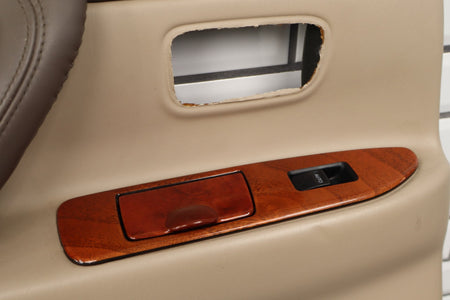 1998-2002 Lexus LX470 Left Rear Door Trim Panel Ivory 003