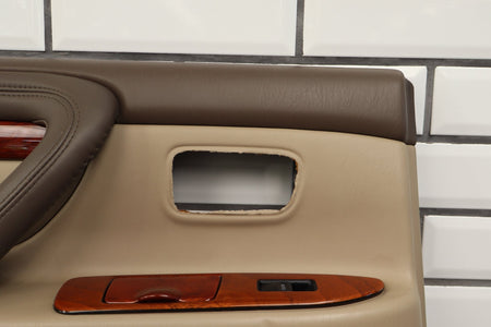 1998-2002 Lexus LX470 Left Rear Door Trim Panel Ivory 003