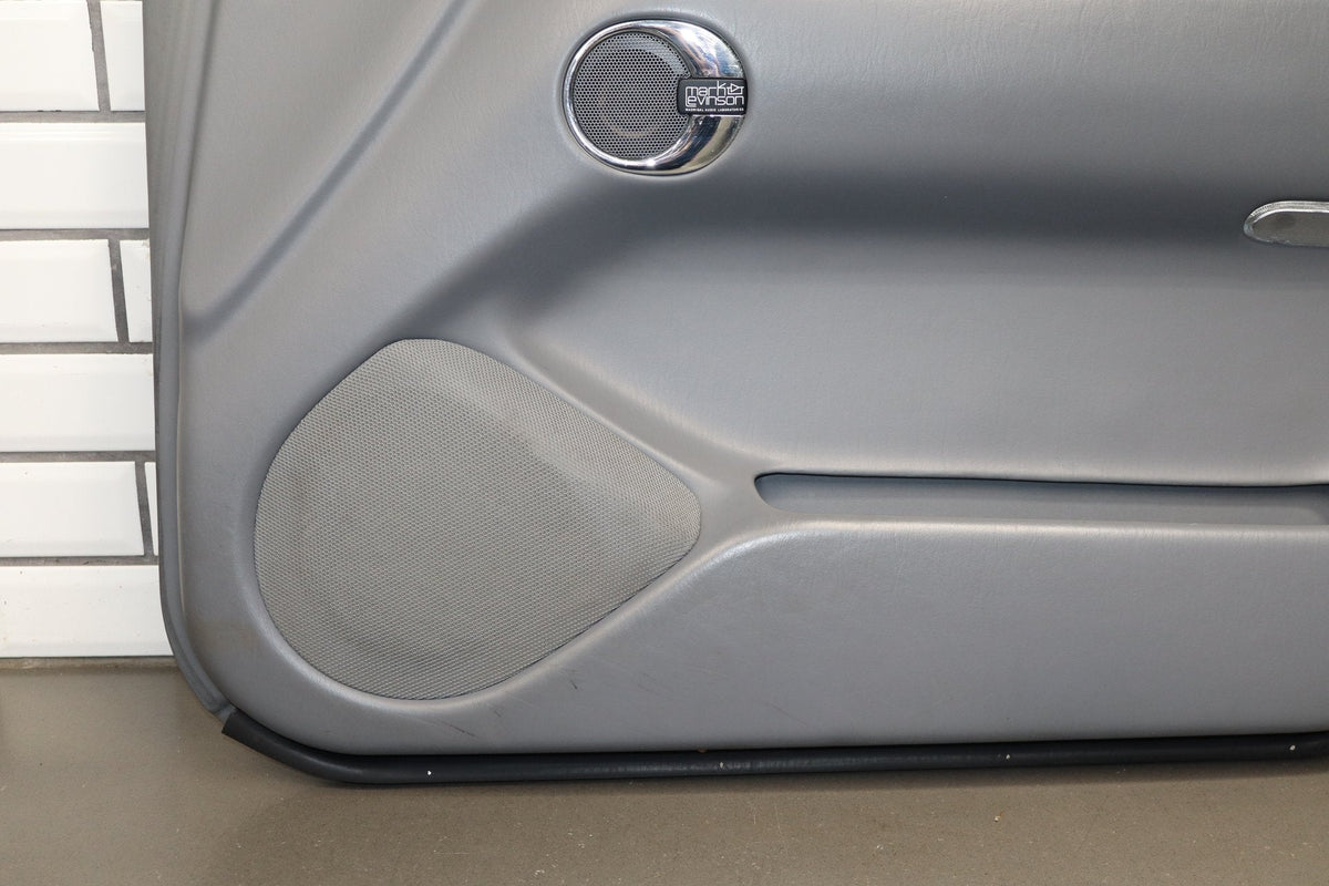 1998-2002 Lexus LX470 Right Front Door Trim Panel Gray 10
