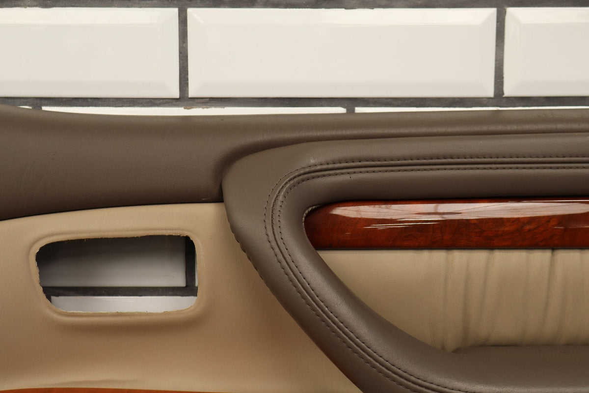 1998-2002 Lexus LX470 Right Front Door Trim Panel Ivory 003
