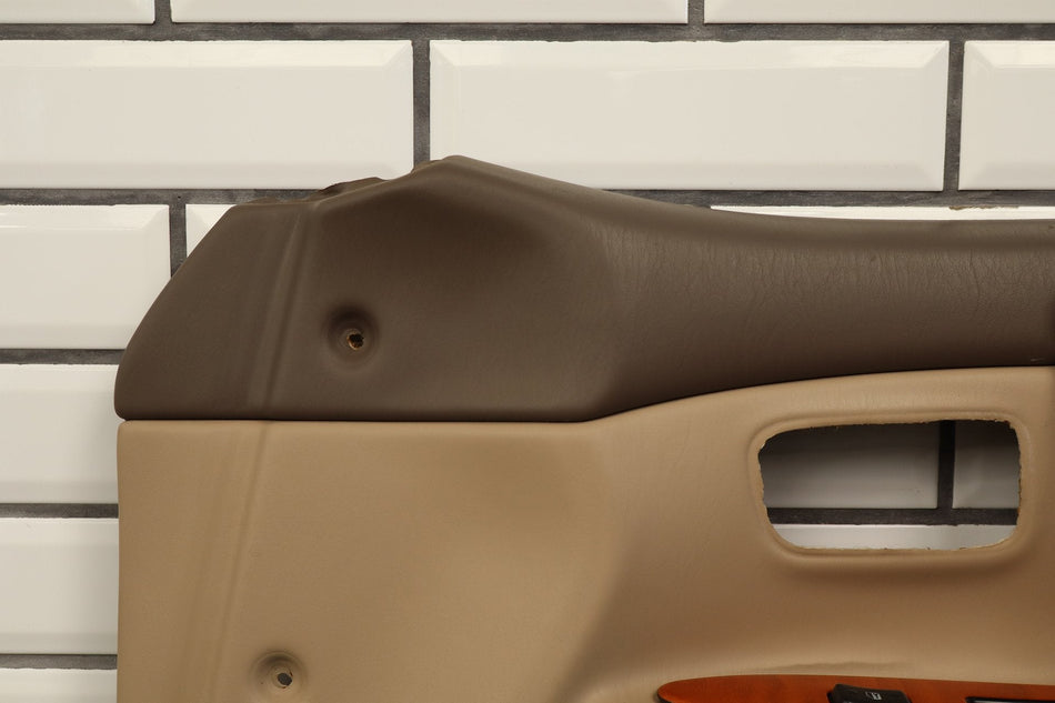 1998-2002 Lexus LX470 Right Front Door Trim Panel Ivory 003