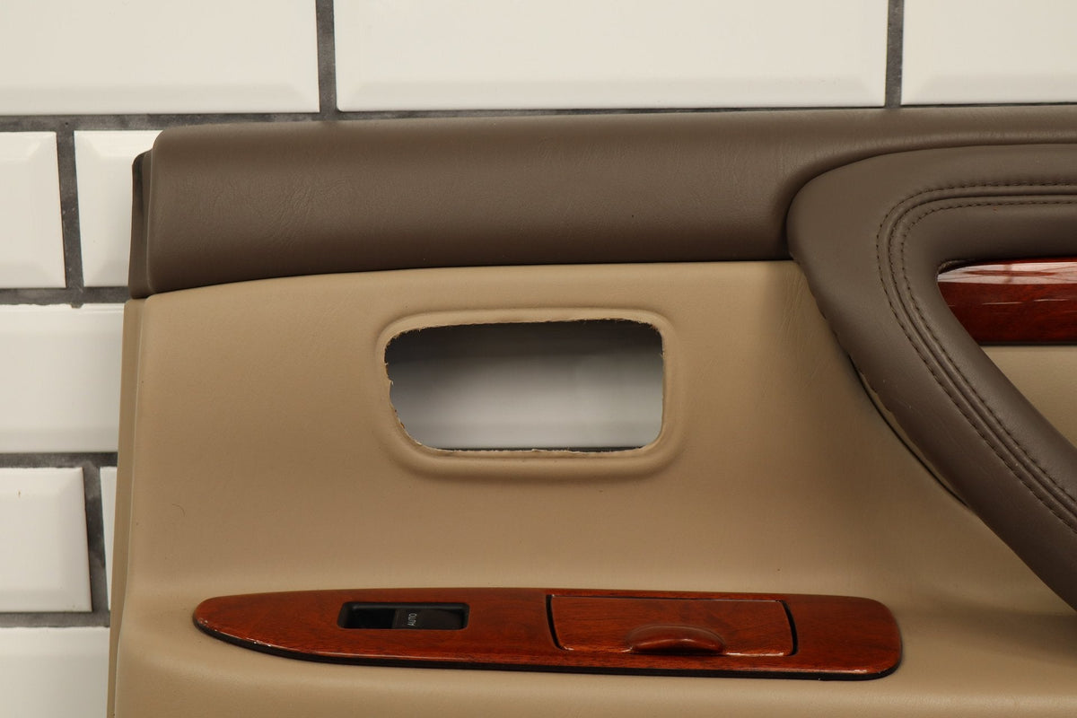 1998-2002 Lexus LX470 Right Rear Door Trim Panel Ivory 003