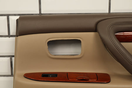 1998-2002 Lexus LX470 Right Rear Door Trim Panel Ivory 003