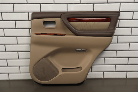 1998-2002 Lexus LX470 Right Rear Door Trim Panel Ivory 003