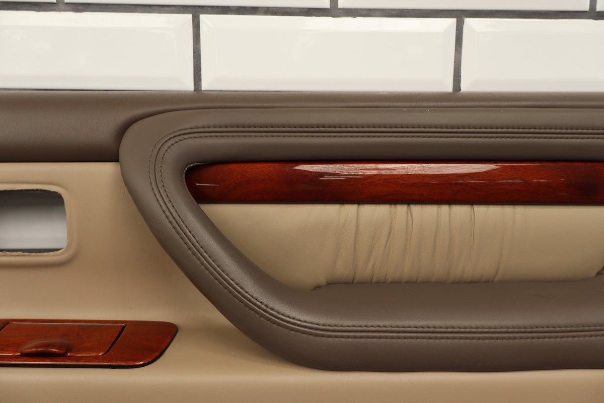 1998-2002 Lexus LX470 Right Rear Door Trim Panel Ivory 003