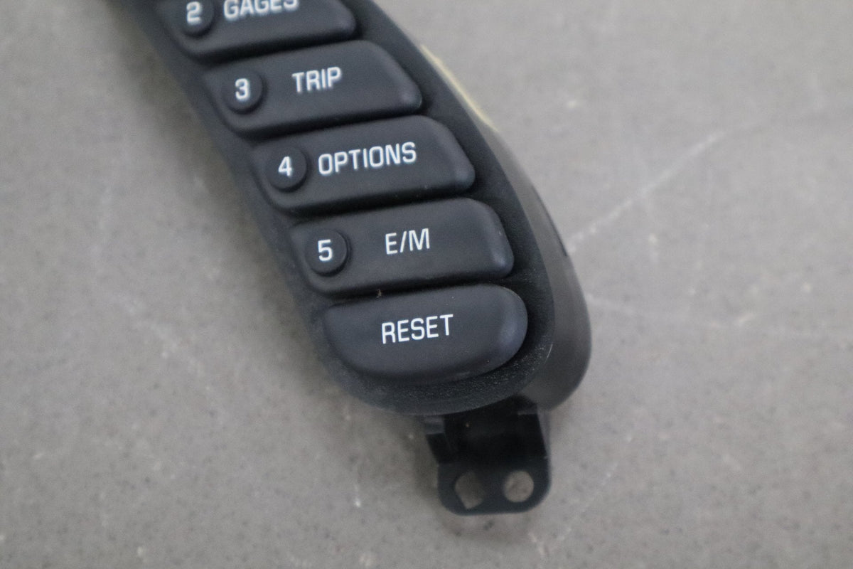 1998-2004 Chevrolet Corvette C5 HUD Control & Information Buttons