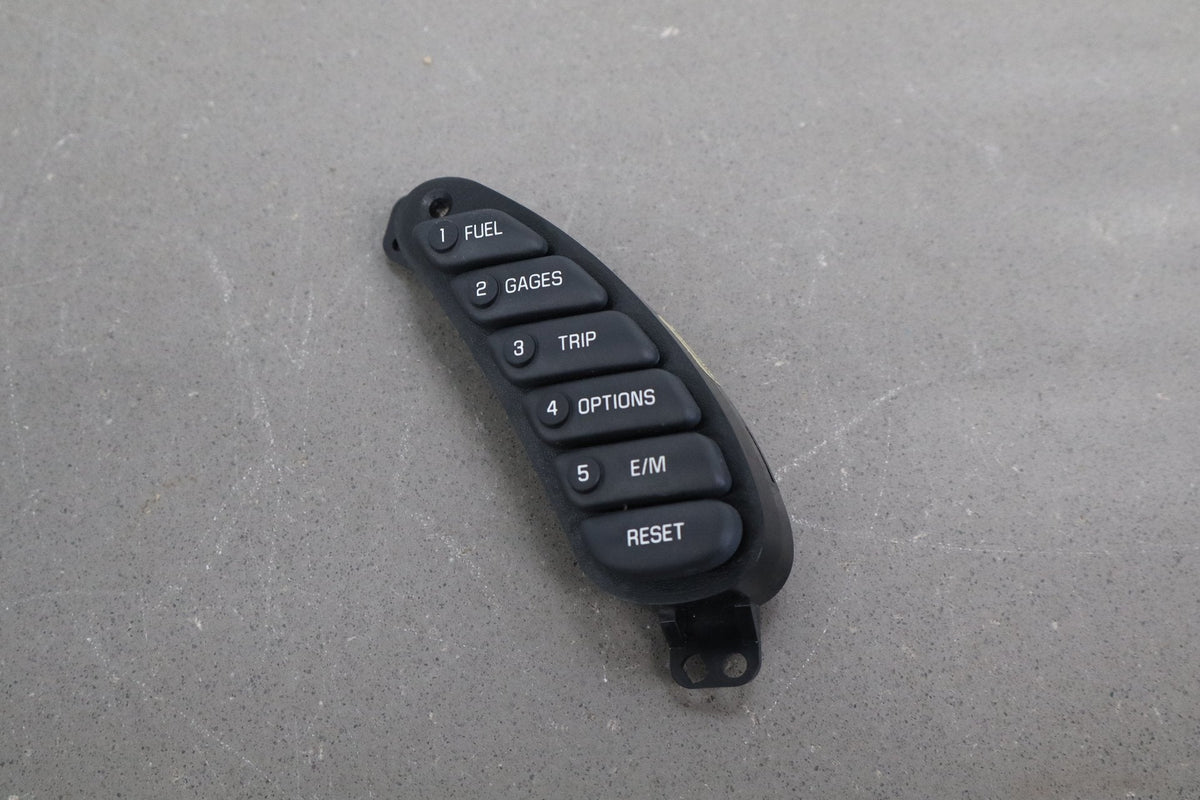 1998-2004 Chevrolet Corvette C5 HUD Control & Information Buttons