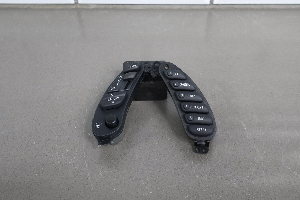 1998-2004 Chevrolet Corvette C5 HUD Control & Information Buttons