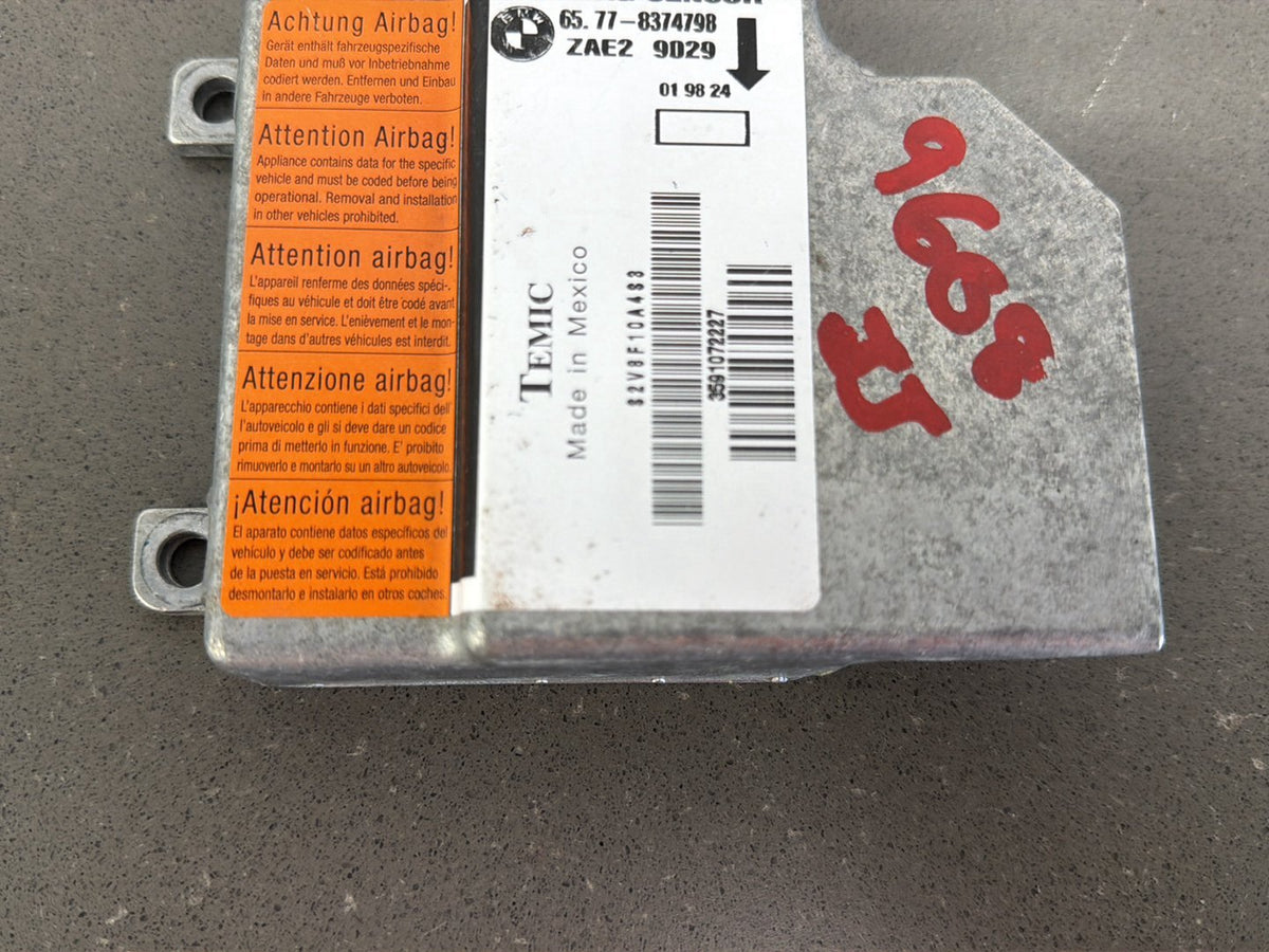 1998 BMW Z3 SRS Computer OEM 65778374798