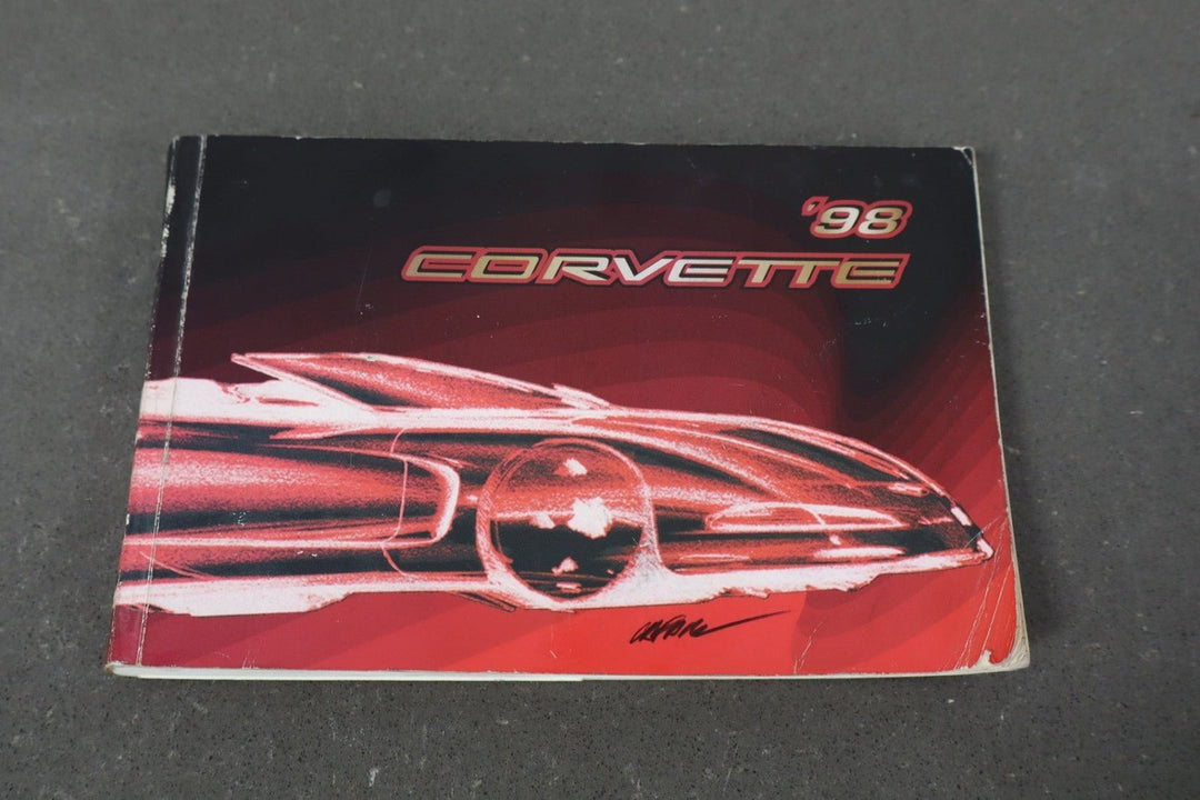 1998 Chevrolet Corvette Owners Handbook OEM