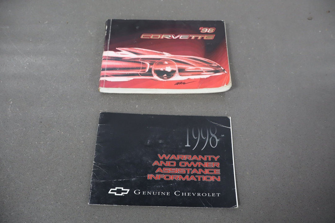1998 Chevrolet Corvette Owners Handbook OEM