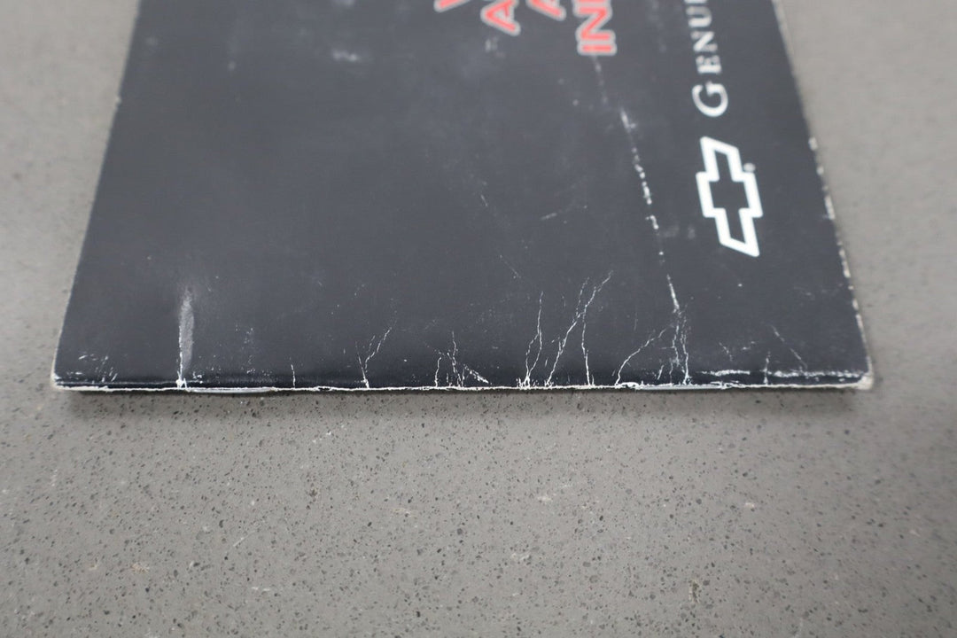 1998 Chevrolet Corvette Owners Handbook OEM