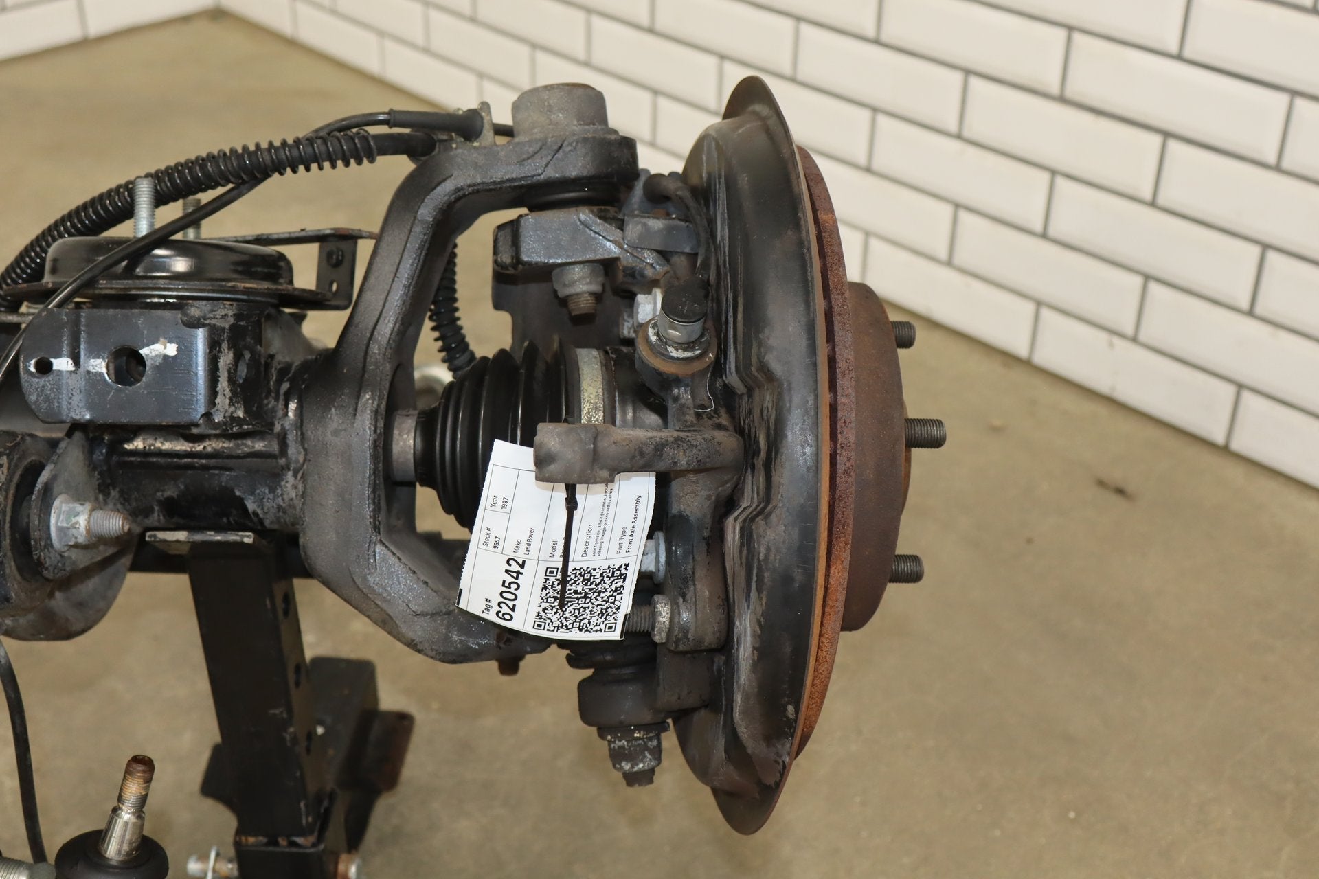 1998 Range Rover 4.6HSE P38 Complete Front Axle Assembly OEM
