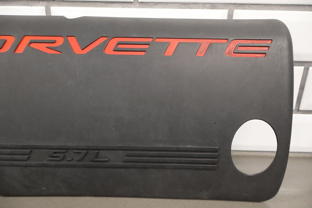 1999 - 2000 C5 Corvette 5.7L V8 LS1 Engine Fuel Rail Covers Pair Black