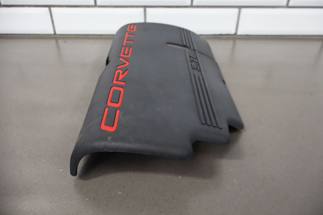 1999 - 2000 C5 Corvette 5.7L V8 LS1 Engine Fuel Rail Covers Pair Black