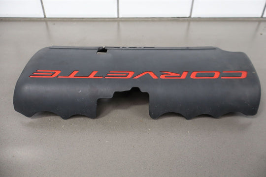 1999 - 2000 C5 Corvette 5.7L V8 LS1 Engine Fuel Rail Covers Pair Black