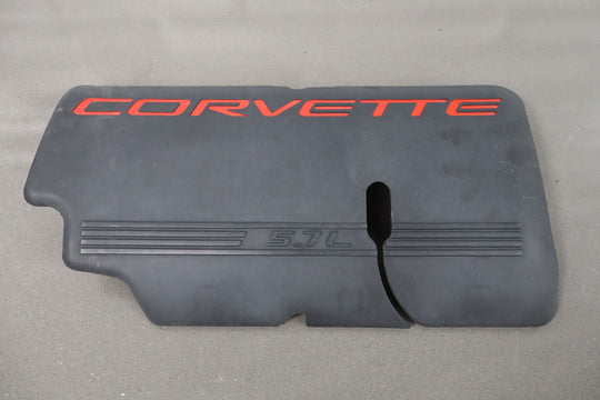 1999 - 2000 C5 Corvette 5.7L V8 LS1 Engine Fuel Rail Covers Pair Black