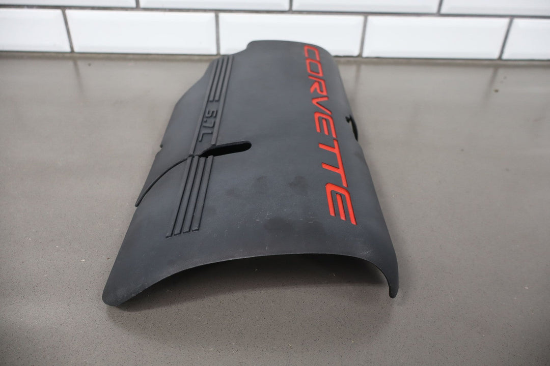 1999 - 2000 C5 Corvette 5.7L V8 LS1 Engine Fuel Rail Covers Pair Black