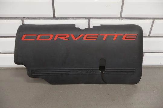 1999 - 2000 C5 Corvette 5.7L V8 LS1 Engine Fuel Rail Covers Pair Black
