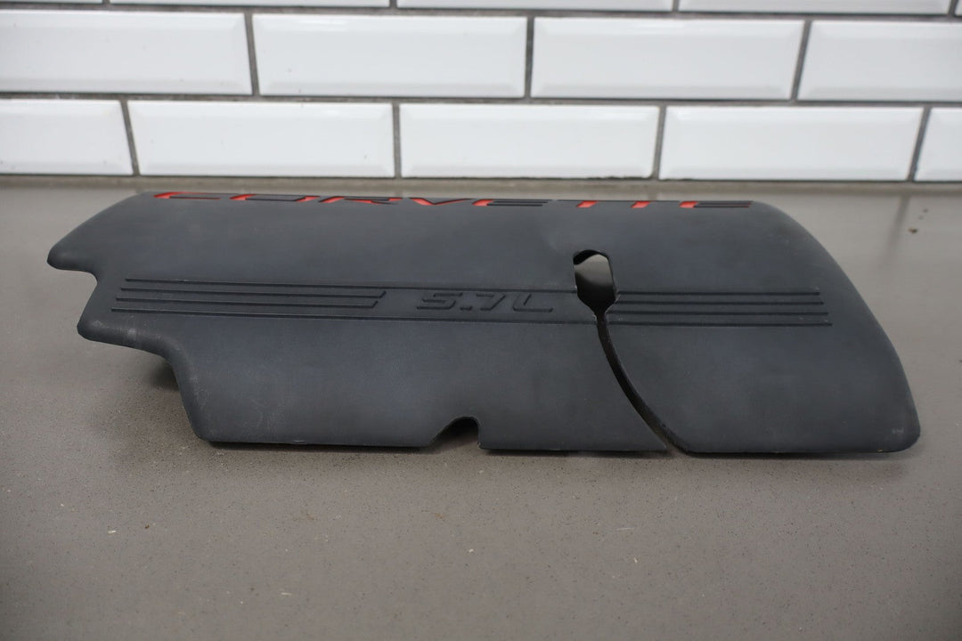 1999 - 2000 C5 Corvette 5.7L V8 LS1 Engine Fuel Rail Covers Pair Black